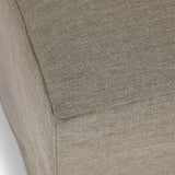 Featuring Laskin Washed Brown Outdoor Daybed by Four Hands at Amethyst Home. A soft, durable slipcover brings a complementary casual and laid-back look to structured framing of FSCA-certified teak. A bolster back cushion offers support and comfort in this outdoor daybed. Made in Italy, this sustainably made fabric is antimicrobial and highly resistant to sunlig. Amethyst Home provides interior design, new home construction design consulting, vintage area rugs, and lighting in the Tampa metro area.