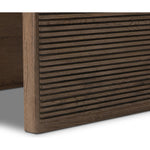 Featuring Leo Rustic Grey End Table by Four Hands at Amethyst Home. Made from rustic-finished oak, linear reeding and a curved shape define this midcentury-spirited end table. Designed in partnership with longtime Four Hands collaborator Thomas Bina and Brazilian designer Ronald Sasson.Overall Dimensions: 23.5"W x 27.5"L x 22"H
Collection: BinaColors: Rustic. Amethyst Home provides interior design, new home construction design consulting, vintage area rugs, and lighting in the Monterey metro area.