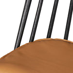 Featuring Lewis Black Counter Swivel Stool with Cushion by Four Hands at Amethyst Home. A new take on the traditional Windsor. This tall beauty is wire-brushed to highlight the cathedral grain of black oak. Perfectly sized for the counter, with a swivel for ease and a top-grain leather cushion for comfort.Overall Dimensions: 21.75"W x 21"L x 42"H
Collection: W. Amethyst Home provides interior design, new home construction design consulting, vintage area rugs, and lighting in the Boston metro area.