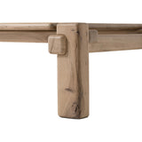 Featuring Marcia French Oak Large Coffee Table by Four Hands at Amethyst Home. Designed by Thomas Bina and Ronald Sasson, a design partnership blending both modern minimalist and Brazilian influences. Crafted from natural reclaimed French oak with overstated joint details. Rounded edges bring a soft, playful feel to the entire piece.Overall Dimensions: 31.. Amethyst Home provides interior design, new home construction design consulting, vintage area rugs, and lighting in the Scottsdale metro area.