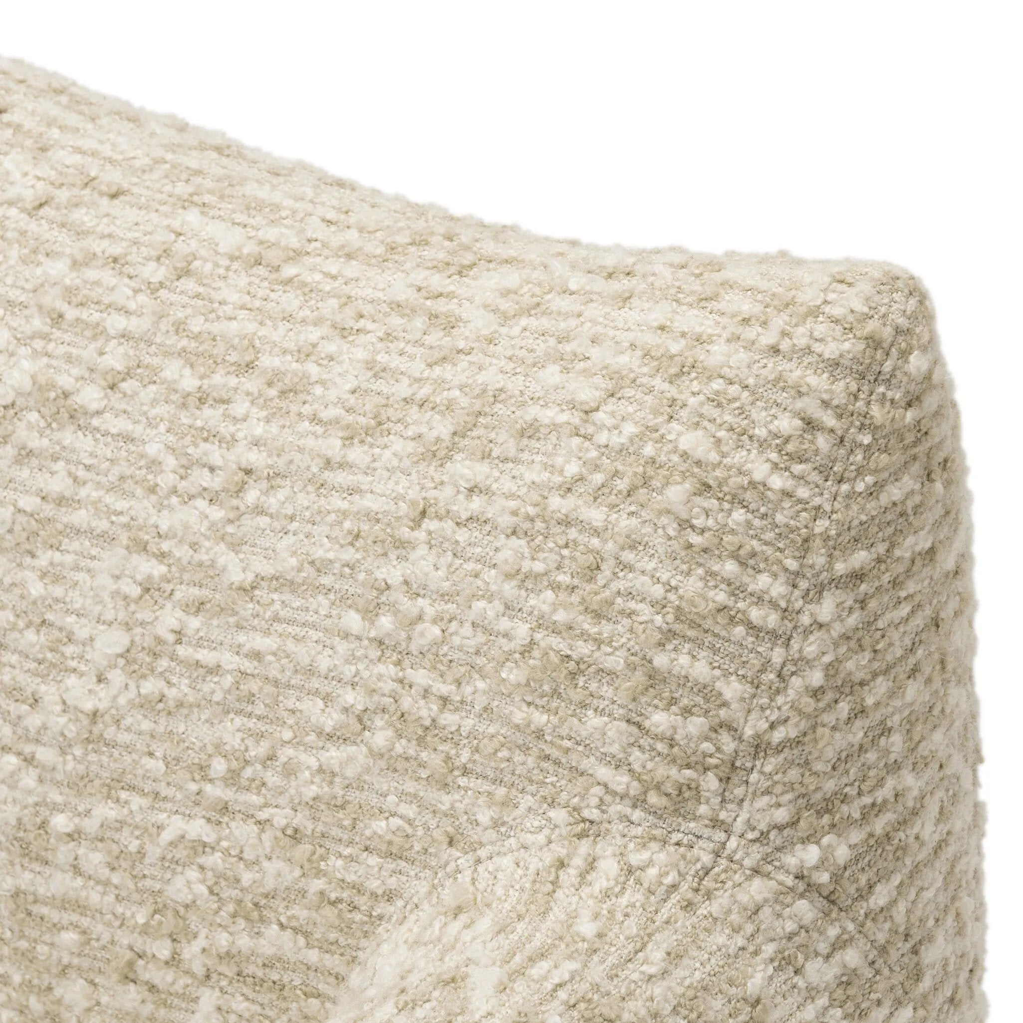 Featuring Margot Solema Cream Accent Swivel Chair by Four Hands at Amethyst Home. A modern take on a 70s-inspired shape. This sink-in, pillow-like chair features S-spring suspension for extra comfort and durability in the seat, all on a 360-degree swivel. Upholstered in an exaggerated boucle fabric with extra depth and texture throughout.
Collection: OsloCol. Amethyst Home provides interior design, new home construction design consulting, vintage area rugs, and lighting in the Monterey metro area.