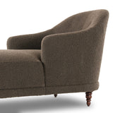 Featuring Marnie Knoll Mink Chaise Lounge by Four Hands at Amethyst Home. Experience the luxury of Marnie Knoll's Mink Chaise Lounge. This comfortable and stylish chaise is perfect for relaxing after a long day. With its soft mink fabric and plush back cushion, it makes a cozy addition to any living space.Overall Dimensions: 61"W x 32"L x 35"H
Collection: C. Amethyst Home provides interior design, new home construction design consulting, vintage area rugs, and lighting in the Charlotte metro area.
