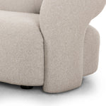Featuring Mazie Crete Pebble Sofa by Four Hands at Amethyst Home. A fluid play on seating. This statement making sofa features subtle cutouts on the back with plush arms that hug the bench seat. Upholstered in a tight, wool-like textile for a polished look.
Overall Dimensions: 35.0" L x 95.5 " W x 28.5" H
Collection: GraysonColors: Crete PebbleMaterials: 100% P. Amethyst Home provides interior design, new home construction design consulting, vintage area rugs, and lighting in the Tampa metro area.