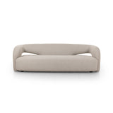 Featuring Mazie Crete Pebble Sofa by Four Hands at Amethyst Home. A fluid play on seating. This statement making sofa features subtle cutouts on the back with plush arms that hug the bench seat. Upholstered in a tight, wool-like textile for a polished look.
Overall Dimensions: 35.0" L x 95.5 " W x 28.5" H
Collection: GraysonColors: Crete PebbleMaterials: 1. Amethyst Home provides interior design, new home construction design consulting, vintage area rugs, and lighting in the Washington metro area.