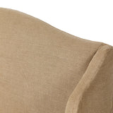 Featuring Meryl Broadway Canvas Slipcover Bed by Four Hands at Amethyst Home. Inspired by the curved silhouette of the camel-back sofa, this classic shape is updated with the casual look of a slipcover. Slipcovered styles are fully removable and machine-washable for easy care.KingOverall Dimensions: 86.50"w x 89.00"d x 52.50"hWeight: 217.59 lbsQueenOverall Dimensions: 70.00"w x . Amethyst Home provides interior design, new construction, custom furniture, and area rugs in the Alpharetta metro area.
