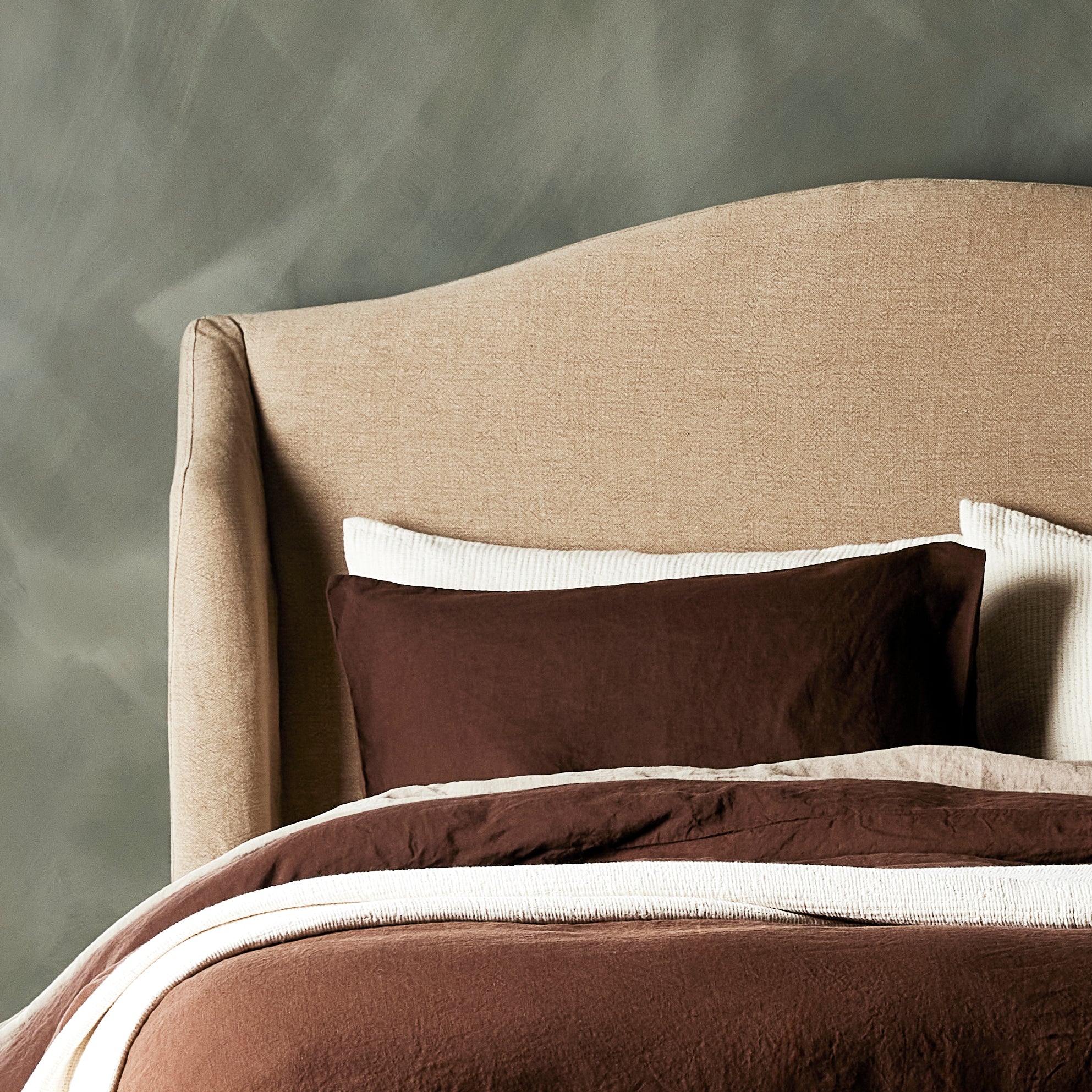 Featuring Meryl Broadway Canvas Slipcover Bed by Four Hands at Amethyst Home. Inspired by the curved silhouette of the camel-back sofa, this classic shape is updated with the casual look of a slipcover. Slipcovered styles are fully removable and machine-washable for easy care.KingOverall Dimensions: 86.50"w x 89.00"d x 52.50"hWeight: 217.59 lbsQueenOverall Dimensions: 70.00"w. Amethyst Home provides interior design, new construction, custom furniture, and area rugs in the Newport Beach metro area.