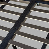 Featuring Meryl Broadway Canvas Slipcover Bed by Four Hands at Amethyst Home. Inspired by the curved silhouette of the camel-back sofa, this classic shape is updated with the casual look of a slipcover. Slipcovered styles are fully removable and machine-washable for easy care.KingOverall Dimensions: 86.50"w x 89.00"d x 52.50"hWeight: 217.59 lbsQueenOverall Dimensions: 70.00". Amethyst Home provides interior design, new construction, custom furniture, and area rugs in the Salt Lake City metro area.