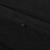 Featuring Millie Drifted Matte Black Nightstand by Four Hands at Amethyst Home. The Millie Drifted Matte Black Nightstand is perfect for adding a touch of modern charm to your home. With its drifted matte black veneer, solid parawood and iron accents, this nightstand brings a sophisticated style to any bedroom. Plus, the antique pewter and drifted oak col. Amethyst Home provides interior design, new home construction design consulting, vintage area rugs, and lighting in the Kansas City metro area.