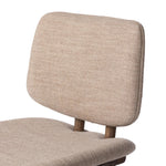 Featuring Montague Alcala Fawn Dining Chair by Four Hands at Amethyst Home. A textbook midcentury design with upholstered molded cushions pair style and comfort in one dining chair. Alternating joint positions add an unexpected architectural element to the piece. Performance fabrics are specially created to withstand spills, stains, high traffic and wear, ensu. Amethyst Home provides interior design, new home construction design consulting, vintage area rugs, and lighting in the Austin metro area.