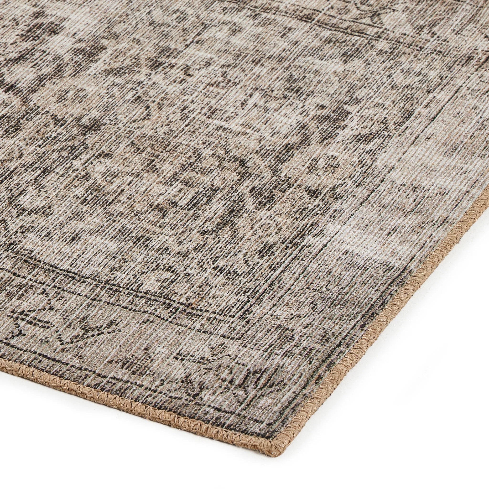 Featuring Nala Pewter Rug by Four Hands at Amethyst Home. Power-loomed in Egypt, a textural jute-blend area rug is printed to mimic an authentic vintage rug design.
Colors : NalaMaterials : 66% Polyester, 34% JuteRug Backing : YesRug Construction : Power LoomedStyle : PatternSuite : Nala. Amethyst Home provides interior design, new home construction design consulting, vintage area rugs, and lighting in the Monterey metro area.