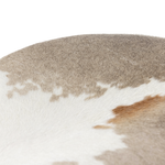 Featuring Nocona Bar + Counter Stool - Speckled Hide by Four Hands at Amethyst Home. The Nocona Speckled Hide Bar and Counter stool is modern minimalist to a T. Slim and airy, gunmetal-finished iron legs form a cradle-style frame for speckled hide seating, perfectly sized for the counter or bar. Each hide will be unique and will vary.
Bar Stool Size: 17.5"W x 17.5"L x 30"H. Amethyst Home provides interior design, new construction, custom furniture, and rugs for the Monterey, California metro area.