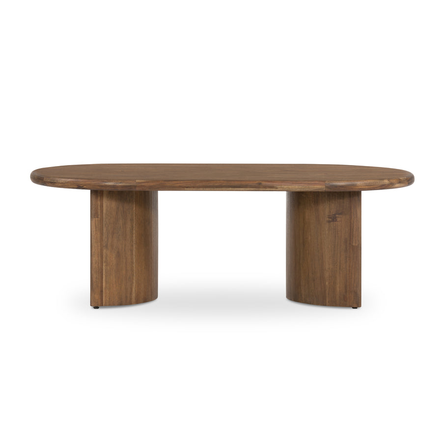 Paden Seasoned Brown Acacia Coffee Table
