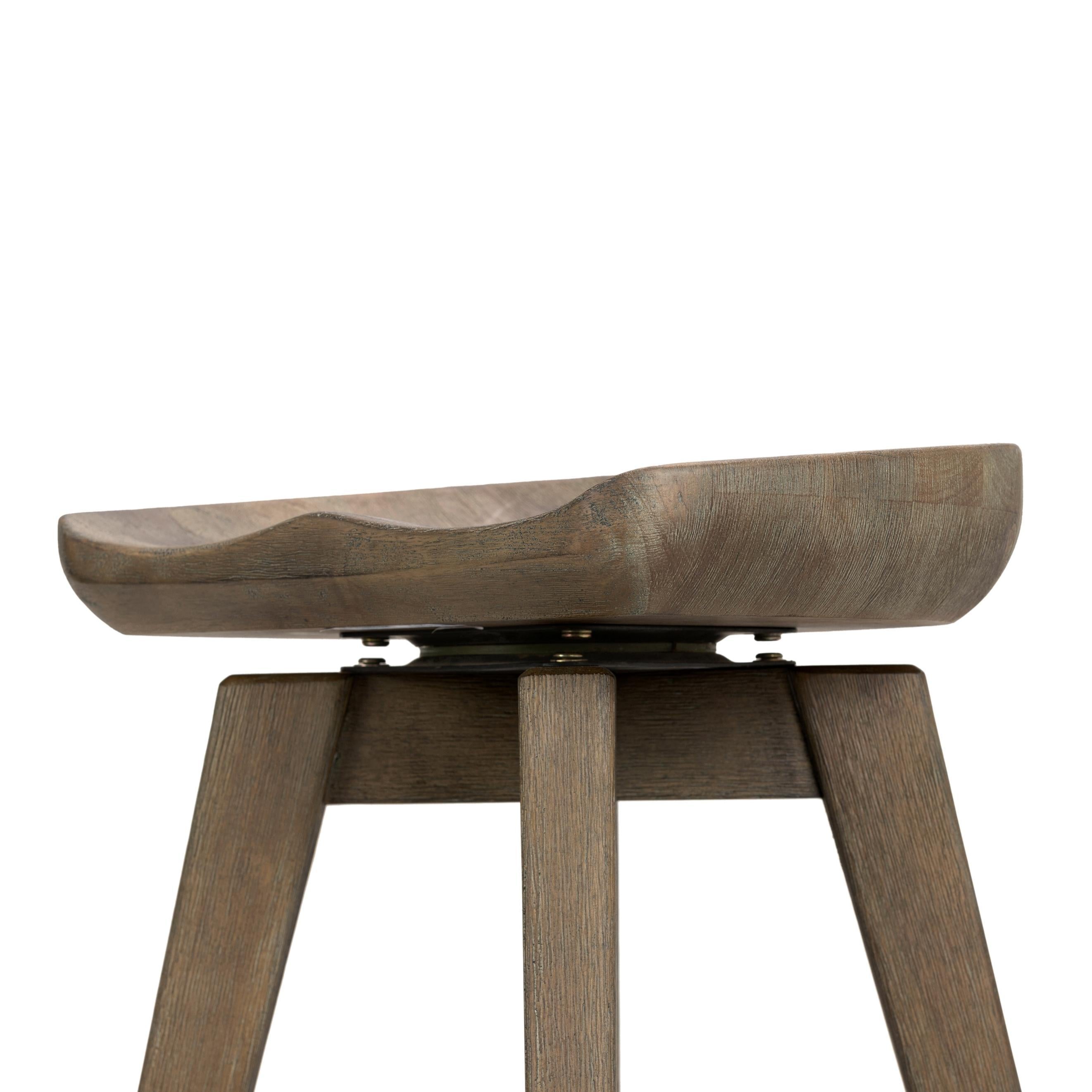 Featuring Paramore Swivel Stool by Four Hands at Amethyst Home. A fresh spin on bar seating, the parawood Paramore Swivel Stool is finished in a deep charcoal for a clean, sleek look. The stool is topped with a swivel.
Counter Stool Size: 16.25"W x 16.25"L x 26"HSeat Depth: 13.5"Seat Height: 24.75"
Bar Stool Size: 17.5"W x 17.5"L x 30.75"HSeat Depth: 1. Amethyst Home provides interior design, new home construction design consulting, vintage area rugs, and lighting in the Salt Lake City metro area.