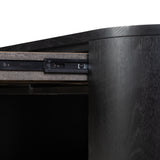 Featuring Pilar Brushed Ebony Oak Veneer Desk by Four Hands at Amethyst Home. An organic modern desk with clever, easy to access storage.Overall Dimensions: 60.25"W x 23.50"L x 31"H
Collection: FilmoreColors: Brushed Ebony Oak VeneerMaterials: Oak Veneer Weight: 110.23 lbs. Amethyst Home provides interior design, new home construction design consulting, vintage area rugs, and lighting in the Newport Beach metro area.