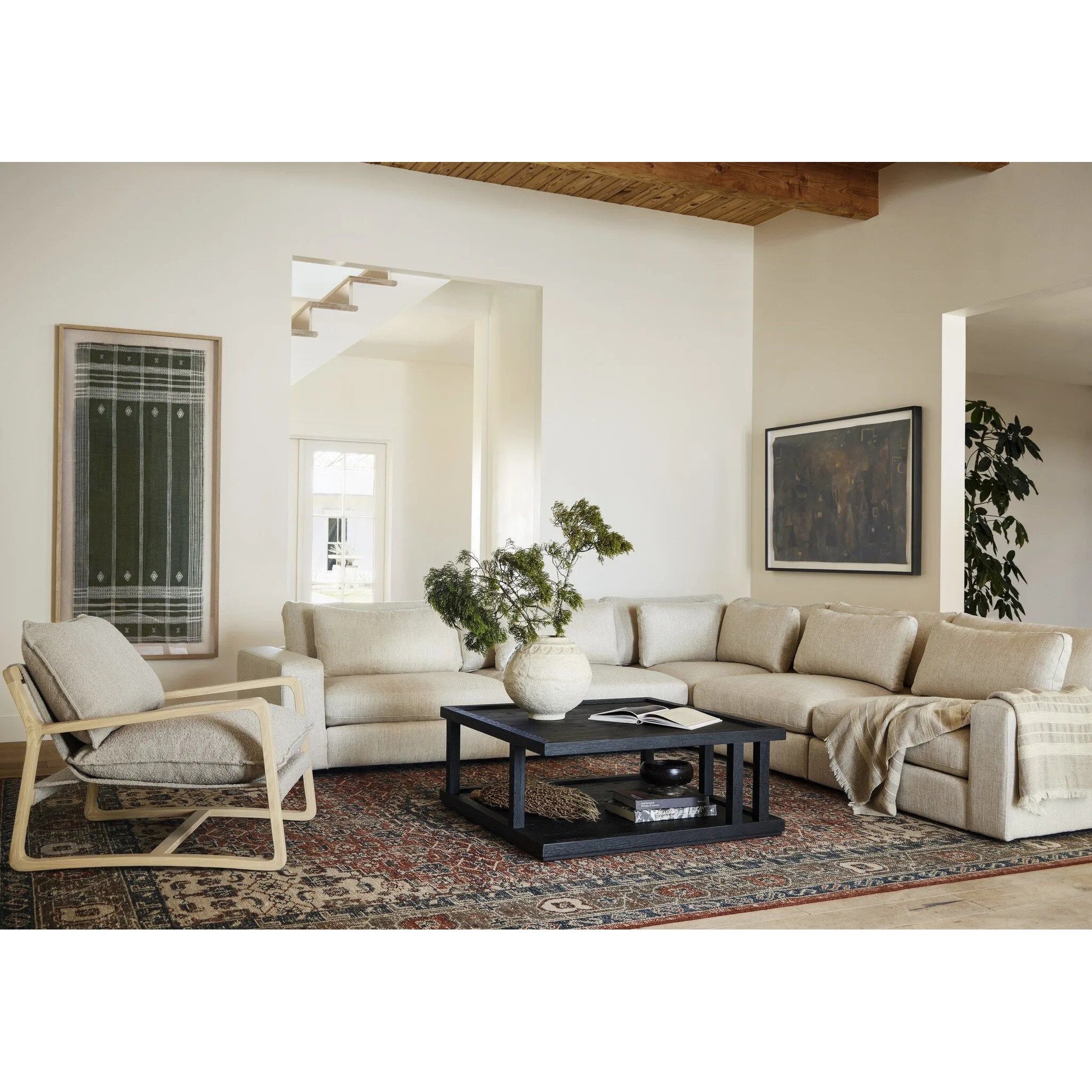 Featuring Prato Hand Knotted Rug by Four Hands at Amethyst Home. Inspired by traditional Turkish textiles and patterns, a hand-knotted area rug is made from a beautiful blend of classic cotton and luxurious New Zealand wool in deep, rich earth tones to ground the room. The unique, intricate motifs seem to speak a story all their own. Following a technique. Amethyst Home provides interior design, new home construction design consulting, vintage area rugs, and lighting in the Kansas City metro area.