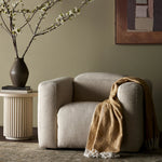 Featuring Radley Antigo Natural Motion Chair by Four Hands at Amethyst Home. A modern take on the classic recliner. Customize your comfort level with the push of hidden buttons with pieces in our Power Motion collection. Recliner chair features wide arms with a medium to supportive sit and seat height. Zero-clearance design means the chair can be placed up ag. Amethyst Home provides interior design, new home construction design consulting, vintage area rugs, and lighting in the Seattle metro area.