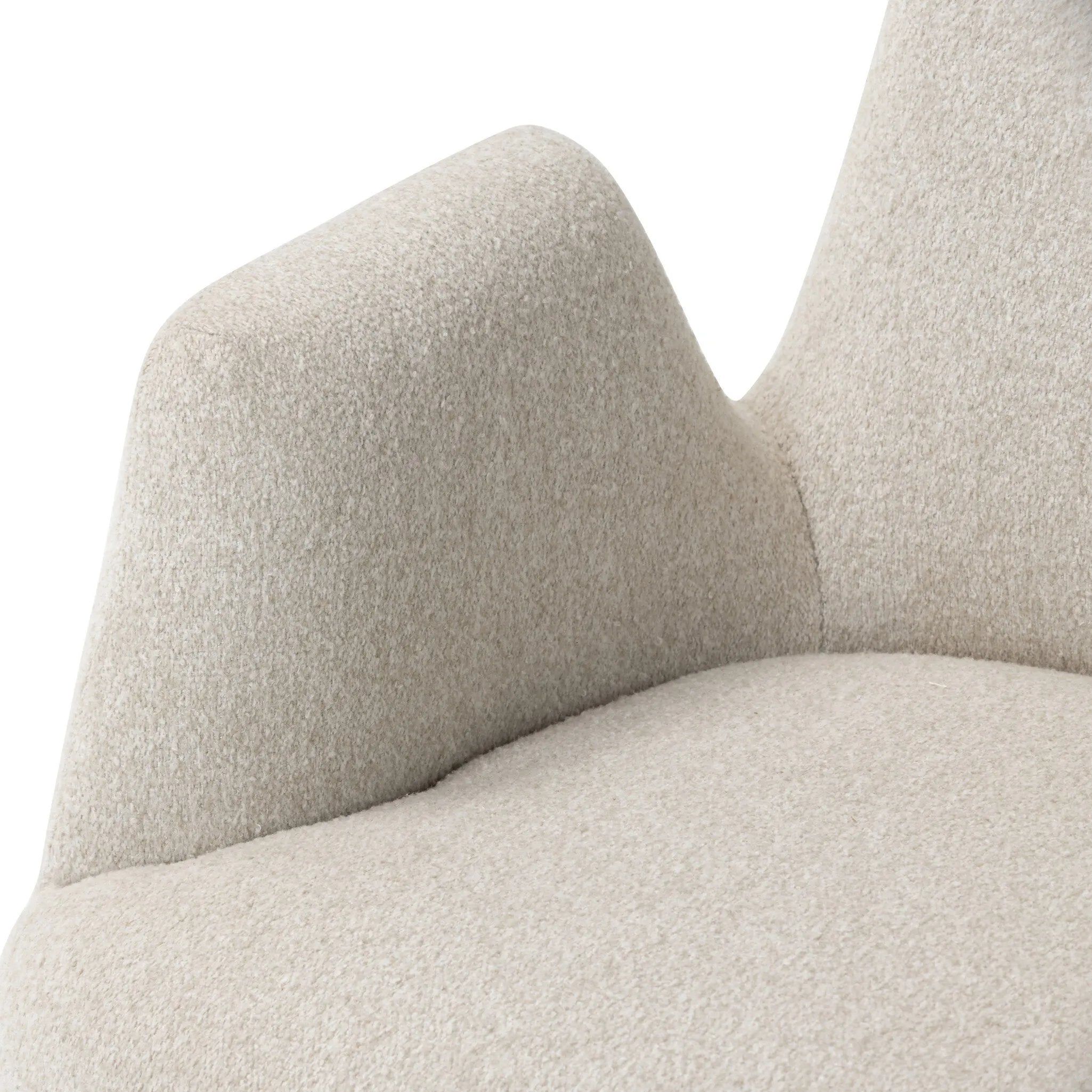 Featuring Reed Crete Pebble Accent Swivel Chair by Four Hands at Amethyst Home. The angular cutouts and tapered sides give this 360-degree swivel a geometric update. A modern take on a retro look, the chair's spring suspension and brushed pebble textile covering make it a truly transitional piece.
Collection: FarrowColors: Crete PebbleMaterials: 100% Poly. Amethyst Home provides interior design, new home construction design consulting, vintage area rugs, and lighting in the Kansas City metro area.