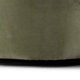 Featuring Reed Sapphire Sage Accent Swivel Chair by Four Hands at Amethyst Home. The angular cutouts and tapered sides give this 360-degree swivel a geometric update. A modern take on a retro look, the chair's spring suspension and sage velvet make it a truly transitional piece. Note that the velvet's hue will appear to change depending on the light.
Coll. Amethyst Home provides interior design, new home construction design consulting, vintage area rugs, and lighting in the Kansas City metro area.