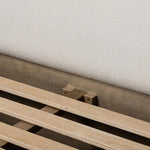 Featuring Regan Crete Ivory Bed by Four Hands at Amethyst Home. A plush, winged headboard adds dramatic scale and inviting comfort to this modern bed. Thick rails and a footboard with a plinth base have a rustic finish.
Queen: 118.25"w x 86.50"d x 55.00"hKing: 134.50"w x 86.50"d x 55.00"h
Collection: BoltonColors: Crete Ivory ,Rustic Fawn ,Rustic Fawn VeneerM. Amethyst Home provides interior design, new home construction design consulting, vintage area rugs, and lighting in the Seattle metro area.