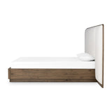 Featuring Regan Crete Ivory Bed by Four Hands at Amethyst Home. A plush, winged headboard adds dramatic scale and inviting comfort to this modern bed. Thick rails and a footboard with a plinth base have a rustic finish.
Queen: 118.25"w x 86.50"d x 55.00"hKing: 134.50"w x 86.50"d x 55.00"h
Collection: BoltonColors: Crete Ivory ,Rustic Fawn ,Rustic Fawn VeneerMat. Amethyst Home provides interior design, new home construction design consulting, vintage area rugs, and lighting in the Tampa metro area.