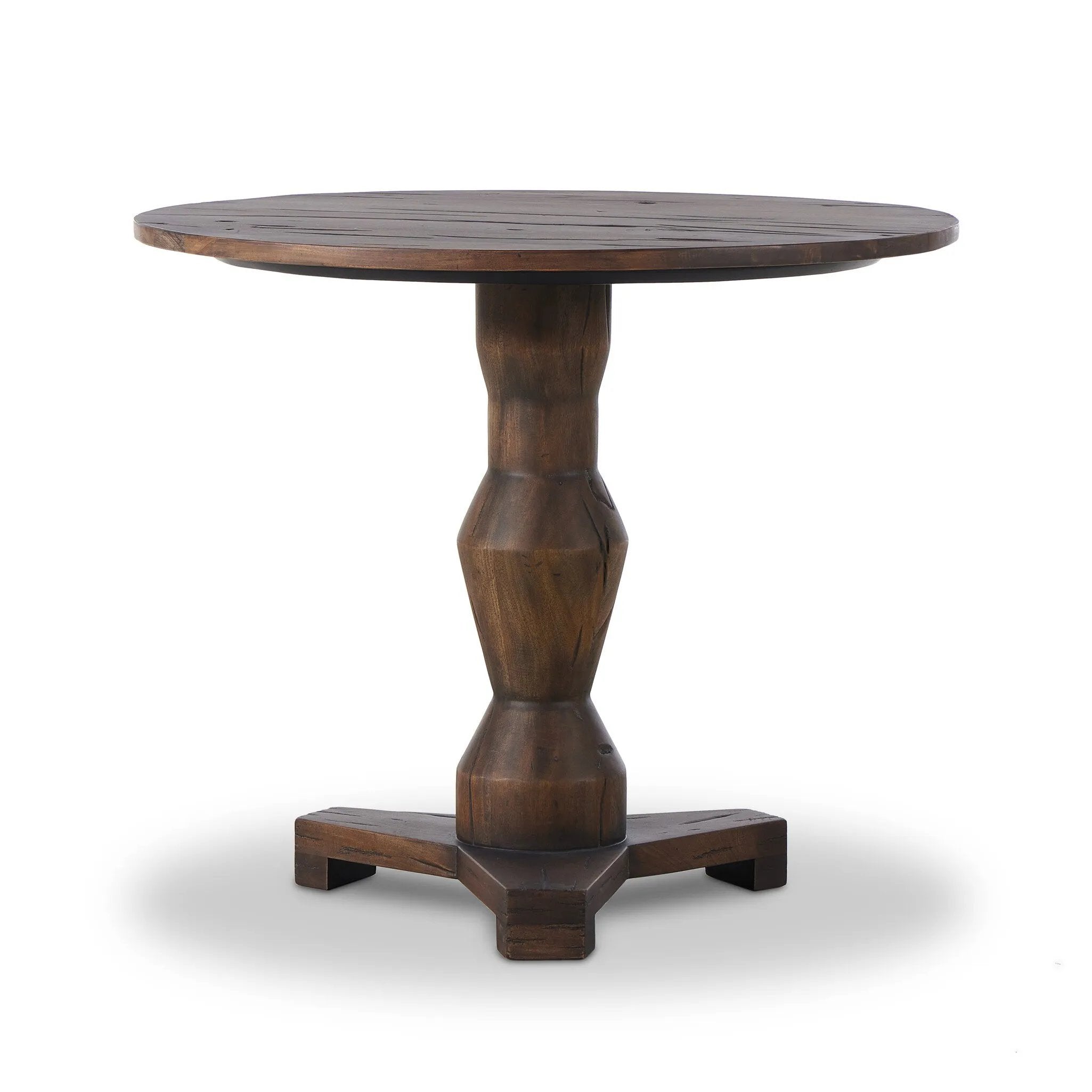 Featuring Rivi Antique Belgium Bleach End Table by Four Hands at Amethyst Home. Inspired by Romanian sculptor Constantin, a classic pedestal table of mixed character woods works a heritage look into the home.
Collection: TheoryColors: Antique Belgium BleachMaterials: Solid Mixed Reclaimed Wood Weight: 75.62 lbs. Amethyst Home provides interior design, new home construction design consulting, vintage area rugs, and lighting in the Newport Beach metro area.