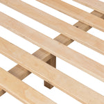 Featuring Roark Essence Natural Bed by Four Hands at Amethyst Home. Rounded, chunky dowel legs in an amber oak finish frame the neutral, linen-like upholstered headboard of this bed frame.Overall Dimensions: 86"W x 80.5"L x 48"H
Collection: BoltonColors: Amber Oak ,Amber Oak Veneer ,Essence NaturalMaterials: Solid Oak ,Thick Oak Veneer ,49Vi,22Li,18Pl,11C. Amethyst Home provides interior design, new home construction design consulting, vintage area rugs, and lighting in the Los Angeles metro area.