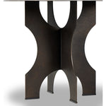 Featuring Round Bronze Side Table In Solid Iron by Four Hands at Amethyst Home. By the makers at Van Thiel, known for their antique-inspired pieces and hand-applied finishes. Solid iron with a textured bronze finish forms this unique, structured end table with industrial vibes.Overall Dimensions: 35.5"W x 35.5"L x 30"H
Collection: Van ThielColors: Bronze H. Amethyst Home provides interior design, new home construction design consulting, vintage area rugs, and lighting in the Scottsdale metro area.