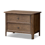 Featuring Russ Aged Oak Nightstand by Four Hands at Amethyst Home. Like an heirloom nightstand with two roomy drawers, this aged oak design has room for it all. Detailed with an overhang surface, carved edges top to bottom, angled legs and oval drawer pulls finished in dark gunmetal.
Collection: BoltonColors: Aged Oak, Aged Oak VeneerMaterials: Solid Oak, Oak. Amethyst Home provides interior design, new home construction design consulting, vintage area rugs, and lighting in the Houston metro area.
