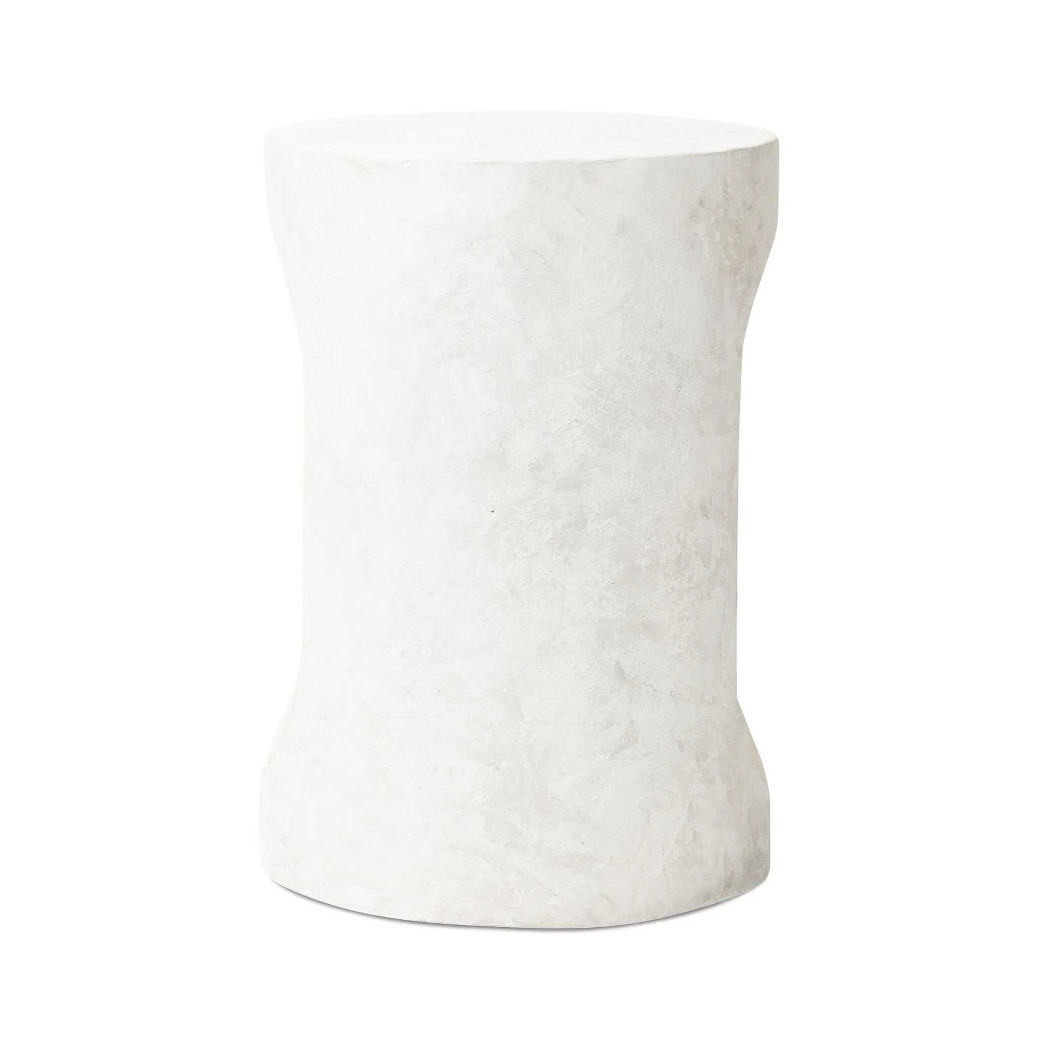 Featuring Samson Textured Lunar Concrete End Table by Four Hands at Amethyst Home. Made from textured white concrete, a cylinder shaped end table features a pill-shaped cutout for a light look. Subtle mottling adds a hint of texture.Collection: ChandlerColors: Textured Lunar ConcreteMaterials: Concrete Weight: 37.48 lbs. Amethyst Home provides interior design, new home construction design consulting, vintage area rugs, and lighting in the Salt Lake City metro area.
