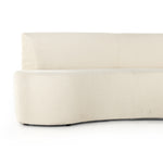 Featuring Sanda Kerbey Ivory Dining Banquette by Four Hands at Amethyst Home. Featuring a dramatically shaped and tightly tailored look, the Sanda dining banquette in an ivory high-performance fabric places a sensible twist on an elegant dining bench.
As shown with a 60” round dining table.
Overall Dimensions: 122.50"W x 74"L x 35.50"HColors: Kerbey IvoryMaterials: 96% Pl, 4% PcFabric: Per. Amethyst Home provides interior design services, furniture, rugs, and lighting in the Des Moines metro area.
