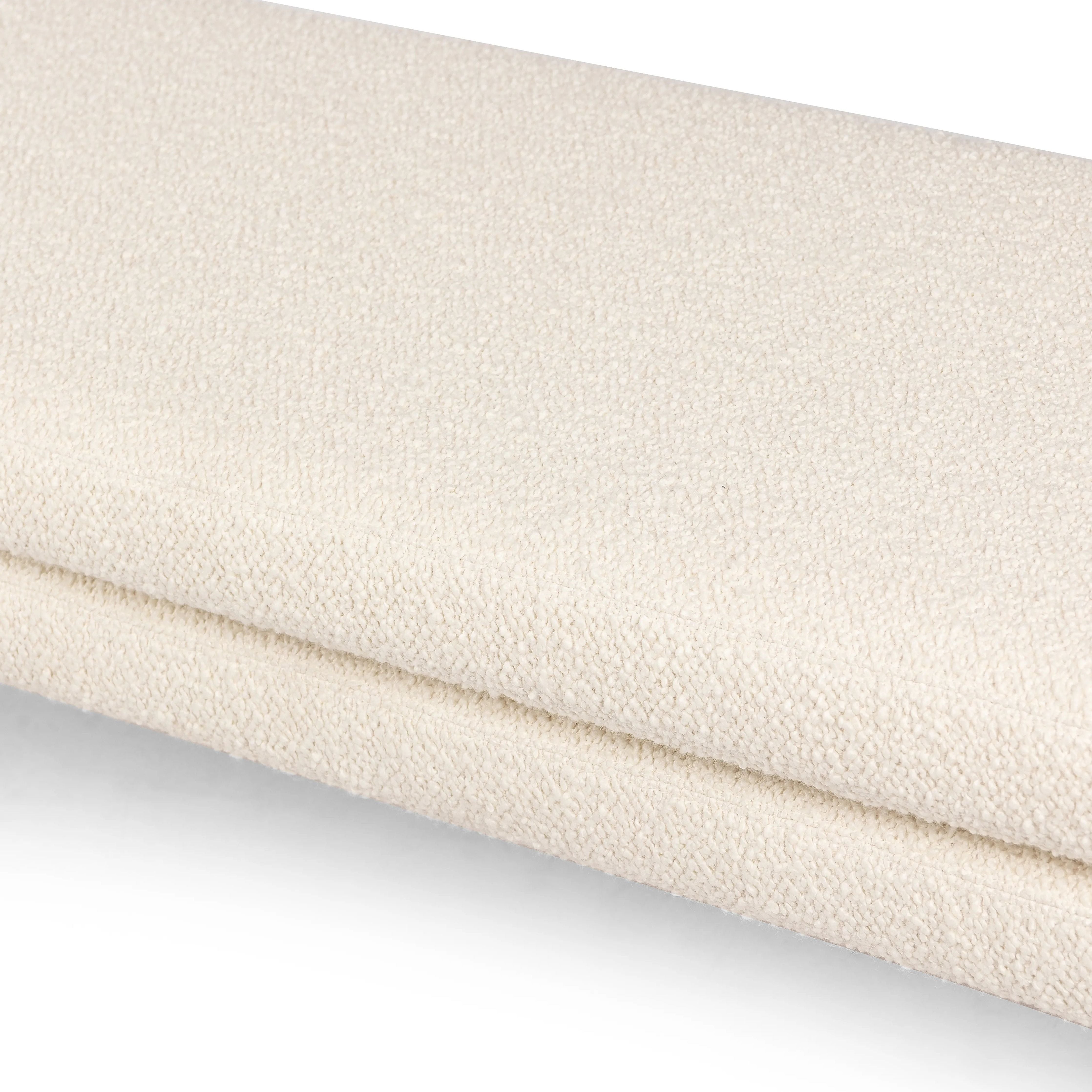 Featuring Serena Durham Cream Accent Bench by Four Hands at Amethyst Home. Cream, boucle-like upholstery covers a long, sophisticated dining bench.Overall Dimensions: 18"W x 70"Lx 19"H
Collection: TownsendColors: Durham CreamMaterials: 61% Polyester, 39% W Weight: 48.5 lbs. Amethyst Home provides interior design, new home construction design consulting, vintage area rugs, and lighting in the Charlotte metro area.