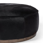 Featuring Sinclair Dark Hair Large Round Ottoman by Four Hands at Amethyst Home. This large, round ottoman of textural hair-on hide brings with it a hip retro vibe as a coffee table or extra seating. Covered in soft and luminous black hair-on hide, which is naturally warm and textural with authentic highlights.
Overall Dimensions: 36"W x 36"L x 14.50"H
Collection: WestgateColors:. Amethyst Home provides interior design, new construction, custom furniture, and area rugs in the Charlotte metro area.
