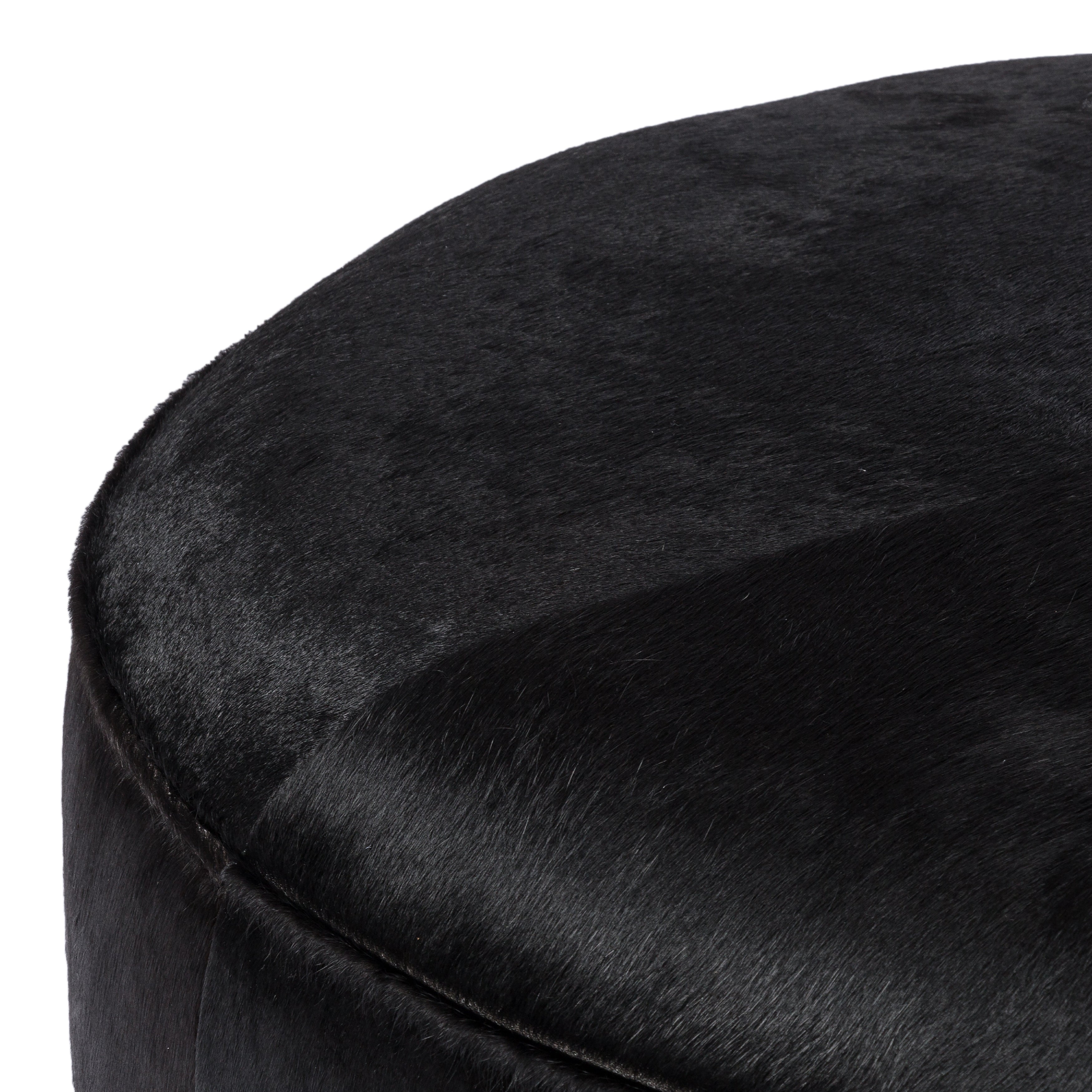 Featuring Sinclair Dark Hair Large Round Ottoman by Four Hands at Amethyst Home. This large, round ottoman of textural hair-on hide brings with it a hip retro vibe as a coffee table or extra seating. Covered in soft and luminous black hair-on hide, which is naturally warm and textural with authentic highlights.
Overall Dimensions: 36"W x 36"L x 14.50"H
Collection: WestgateColors. Amethyst Home provides interior design, new construction, custom furniture, and area rugs in the Des Moines metro area.