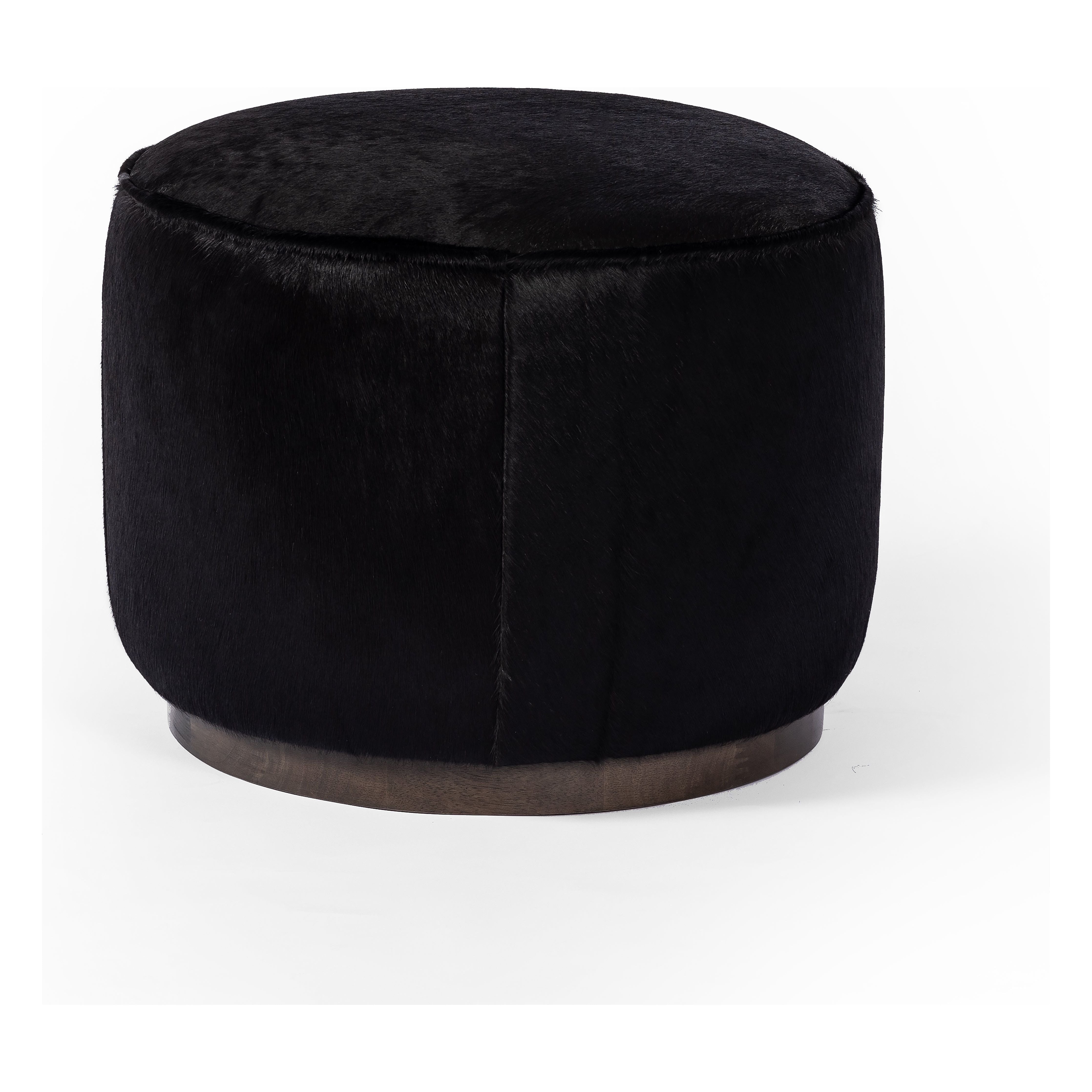 Featuring Sinclair Dark Hair On Hide Round Ottoman by Four Hands at Amethyst Home. This round ottoman can be placed just about anywhere, bringing with it a hip retro vibe. Covered in soft and luminous black hair-on hide, which is naturally warm and textural with authentic highlights.
Overall Dimensions: 22"W x 22"L x 18.50"H
Collection: WestgateColors: Sienna Brown ,Black Hair O. Amethyst Home provides interior design, new construction, custom furniture, and area rugs in the Washington metro area.