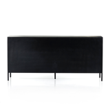 Featuring Soto Black Sideboard by Four Hands at Amethyst Home. Bring a softened industrial look to the dining room with a simple black-finished iron Soto Black Sideboard featuring bronzed iron hardware for modernity. Three roomy drawers plus generous closed cabinetry offer ample storage area for table linens, serveware and more.
Overall Dimensions: 74"W x 19"L x 34"H
Colors: Black, W. Amethyst Home provides interior design, new construction, custom furniture, and rugs for the Nashville metro area.