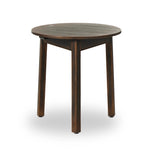Featuring The Aged Brown Pimms Table by Four Hands at Amethyst Home. Brown-finished pine forms a versatile three-legged end table with a playful feel. By the makers at Van Thiel, known for their antique-inspired pieces and hand-applied finishes.Overall Dimensions: 24.75"W x 24.75"L x 26"H
Collection: Van ThielColors: Aged Bronze ,Aged Brown Veneer ,Aged Bro. Amethyst Home provides interior design, new home construction design consulting, vintage area rugs, and lighting in the Charlotte metro area.