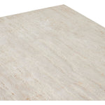 Featuring The Travertine Rectangular Coffee Table by Four Hands at Amethyst Home. Airy while substantial, for an intriguing balance of scale. Bronzed iron forms an open, angular frame for a rectangular tabletop of solid white travertine. By the makers at Van Thiel, known for their antique-inspired pieces and hand-applied finishes.Overall Dimensions: 33"W x. Amethyst Home provides interior design, new home construction design consulting, vintage area rugs, and lighting in the Washington metro area.