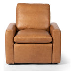 Featuring Tillery Sonoma Butterscotch Motion Chair by Four Hands at Amethyst Home. A modern take on the traditional recliner chair. Customize your comfort level with the push of hidden buttons with pieces in our Power Motion collection. Recliner features a slightly higher seat and backrest, low, sleek arms, and a motion footrest. Plush feather-blend cushion. Amethyst Home provides interior design, new home construction design consulting, vintage area rugs, and lighting in the Nashville metro area.