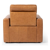 Featuring Tillery Sonoma Butterscotch Motion Chair by Four Hands at Amethyst Home. A modern take on the traditional recliner chair. Customize your comfort level with the push of hidden buttons with pieces in our Power Motion collection. Recliner features a slightly higher seat and backrest, low, sleek arms, and a motion footrest. Plush feather-blend cus. Amethyst Home provides interior design, new home construction design consulting, vintage area rugs, and lighting in the Newport Beach metro area.