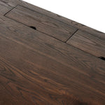 Featuring Torrington Wireless Charging Executive Desk by Four Hands at Amethyst Home. An executive-sized desk of rich brown oak offers generous surface and storage space, while a flip top keeps cords out of sight. Invisible wireless charging for Android and Apple products.
Overall Dimensions: 32.0" L x 78.0 " W x 31.0" H
Collection: HamiltonColors: Umber OakMa. Amethyst Home provides interior design, new home construction design consulting, vintage area rugs, and lighting in the Boston metro area.