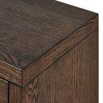 Featuring Torrington Umber Oak Nightstand by Four Hands at Amethyst Home. Straight planks of solid umber oak and veneer encase this spacious dresser for an understated modern look. Deep wood grain adds natural character. Invisible wireless charging for Android and Apple products.
Collection: HamiltonColors: Umber Oak, Umber Oak VeneerMaterials: Resawn . Amethyst Home provides interior design, new home construction design consulting, vintage area rugs, and lighting in the Salt Lake City metro area.