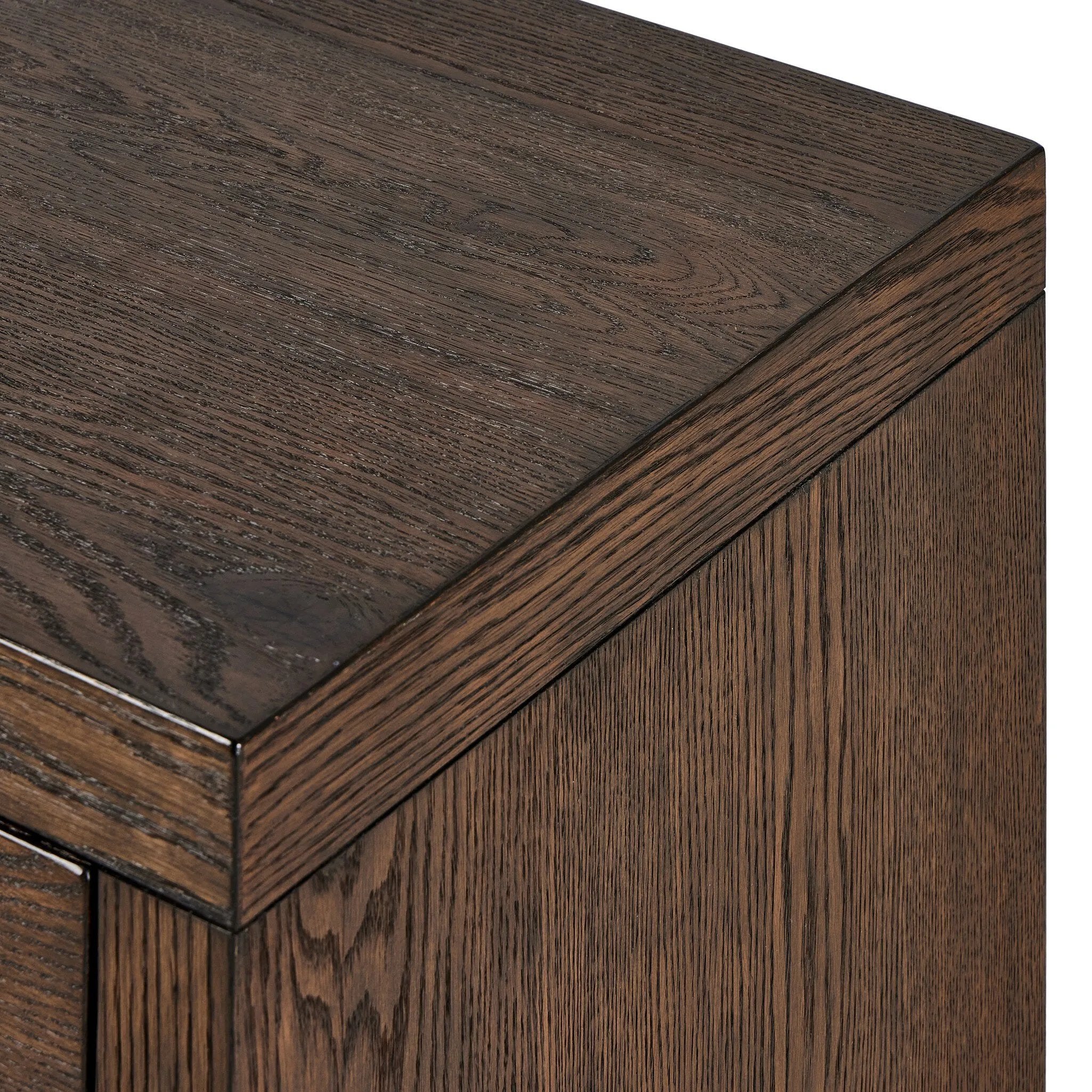 Featuring Torrington Umber Oak Nightstand by Four Hands at Amethyst Home. Straight planks of solid umber oak and veneer encase this spacious dresser for an understated modern look. Deep wood grain adds natural character. Invisible wireless charging for Android and Apple products.
Collection: HamiltonColors: Umber Oak, Umber Oak VeneerMaterials: Resawn . Amethyst Home provides interior design, new home construction design consulting, vintage area rugs, and lighting in the Salt Lake City metro area.