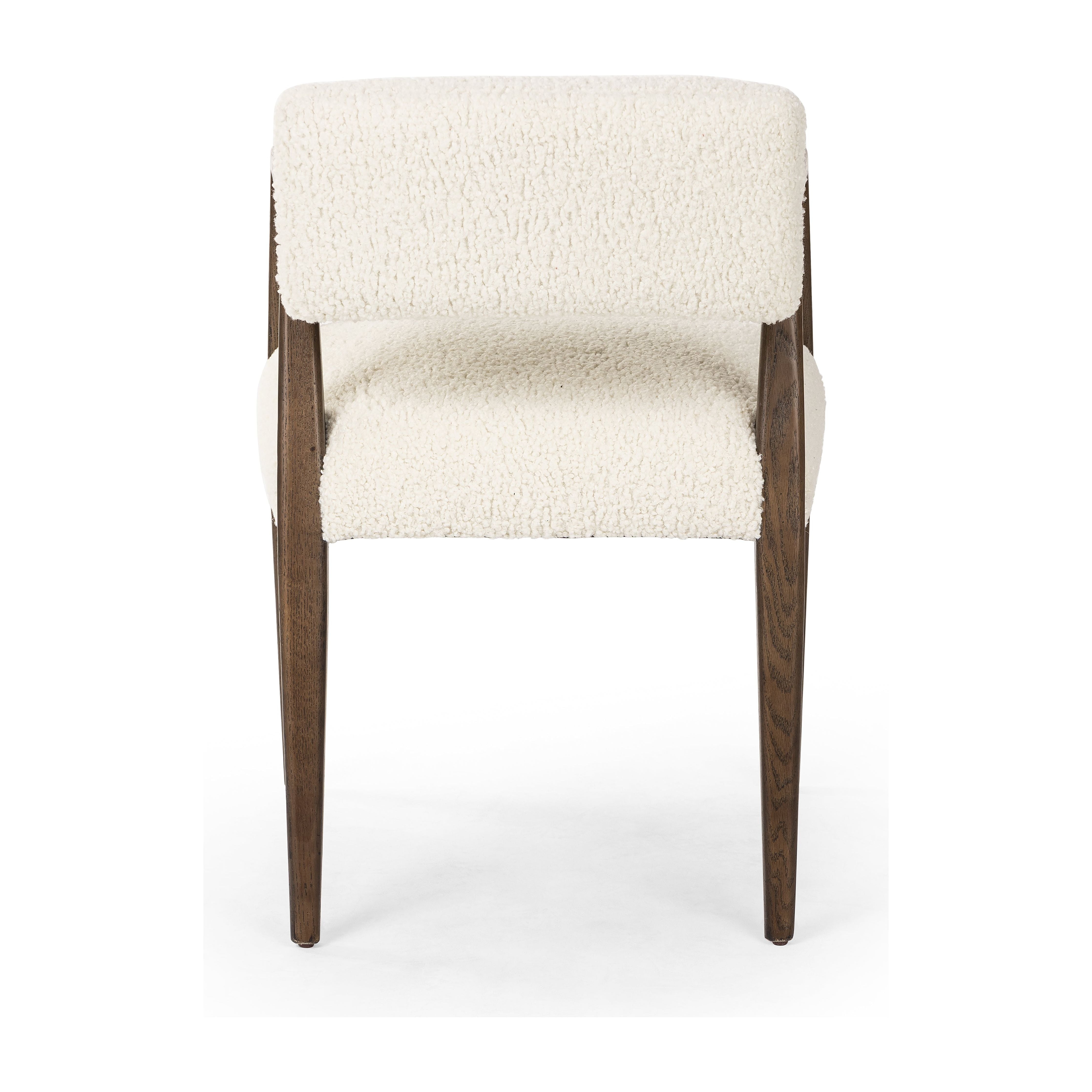 Featuring Tyler Sheepskin Natural Dining Armchair by Four Hands at Amethyst Home. An angular distressed oak frame holds a cushioned seat and back. Upholstered in a soft and subtly fluffy faux shearling.
Collection: AbbottColors: Burnt Oak ,Sheepskin NaturalMaterials: Solid Oak ,100% PolyesterOverall Dimensions: 22"W x 24"L x 30.75"H Weight: 17.2 lbsSeat Depth: 19.50"Seat Heigh. Amethyst Home provides interior design, new construction, custom furniture, and area rugs in the Laguna Beach metro area.