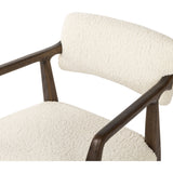 Featuring Tyler Sheepskin Natural Dining Armchair by Four Hands at Amethyst Home. An angular distressed oak frame holds a cushioned seat and back. Upholstered in a soft and subtly fluffy faux shearling.
Collection: AbbottColors: Burnt Oak ,Sheepskin NaturalMaterials: Solid Oak ,100% PolyesterOverall Dimensions: 22"W x 24"L x 30.75"H Weight: 17.2 lbsSeat Depth: 19.50"Seat Height: . Amethyst Home provides interior design, new construction, custom furniture, and area rugs in the Nashville metro area.