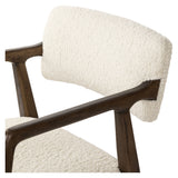 Featuring Tyler Sheepskin Natural Dining Armchair by Four Hands at Amethyst Home. An angular distressed oak frame holds a cushioned seat and back. Upholstered in a soft and subtly fluffy faux shearling.
Collection: AbbottColors: Burnt Oak ,Sheepskin NaturalMaterials: Solid Oak ,100% PolyesterOverall Dimensions: 22"W x 24"L x 30.75"H Weight: 17.2 lbsSeat Depth: 19.50"Seat Height: 2. Amethyst Home provides interior design, new construction, custom furniture, and area rugs in the Portland metro area.