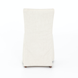 Featuring Vista Dining Chair - Savile Flax by Four Hands at Amethyst Home. The slipcovered Vista Savile Flax Dining Chair delights with a tall, enticingly curved silhouette and ivory performance-grade fabric.
Overall Dimensions: 19.25"W x 26"L x 37.25"HColors: Savile Flax, Coffee BeanMaterials: 92% Pl, 8% Li, Solid BirchFabric: PerformanceWeight: 14.88 lbVolume: 7.45 cu ftSeat Depth: . Amethyst Home provides interior design, new construction, custom furniture, and rugs for the St Louis metro area.