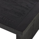 Featuring Warby Worn Black Oak Coffee Table by Four Hands at Amethyst Home. Black-finished oak shapes a streamlined coffee table with a rich while minimalist look.Overall Dimensions: 36"W x 65"L x 14"H
Collection: BennettColors: Worn Black Veneer ,Worn Black OakMaterials: Thick Oak Veneer ,Solid Oak Weight: 125.66 lbsClearance from Floor: 10.25"Distance Bet. Amethyst Home provides interior design, new home construction design consulting, vintage area rugs, and lighting in the Nashville metro area.