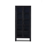 Featuring Warby Worn Black Cabinet by Four Hands at Amethyst Home. This minimal-inspired bookcase is crafted from a mix of solid oak and worn black veneer. Featuring glass-front doors and spacious shelves for storage and display.
Overall Dimensions: 18.0" L x 42.0" W x 94.0" H
Collection: BennettColors: Worn Black Veneer, Worn Black OakMaterials: Thick Oak . Amethyst Home provides interior design, new home construction design consulting, vintage area rugs, and lighting in the Charlotte metro area.