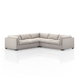 Featuring Westwood Bennett Moon 3-PC Sectional by Four Hands at Amethyst Home. Westwood Bennett Moon 3-PC Sectional's clean-lined and simply styled, high-performance fabric places a family-friendly twist on the quintessential sectional. A wooden base keeps things classy while casual. Various configuration options offer flexibility in any size space. Perform. Amethyst Home provides interior design, new home construction design consulting, vintage area rugs, and lighting in the Nashville metro area.