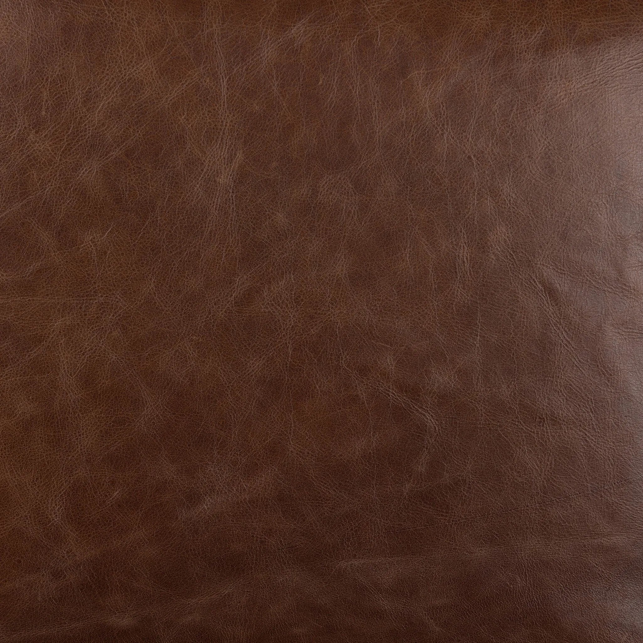 Featuring Wilmington Tan Oak Dining Chair by Four Hands at Amethyst Home. Inspired by the folded pillow form, the seat and back cushions of this oak dining chair are covered in brown top-grain leather. The chair back features leather strap details for a mixed material touch.Collection: AshfordColors: Tan Oak ,Havana BrownMaterials: Solid Oak ,Top Grain Lea. Amethyst Home provides interior design, new home construction design consulting, vintage area rugs, and lighting in the Washington metro area.